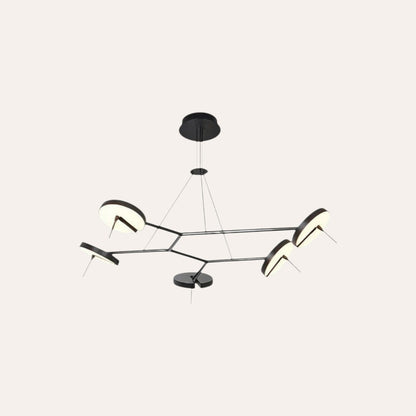 Lustre Moderne 5 Spots Orientables