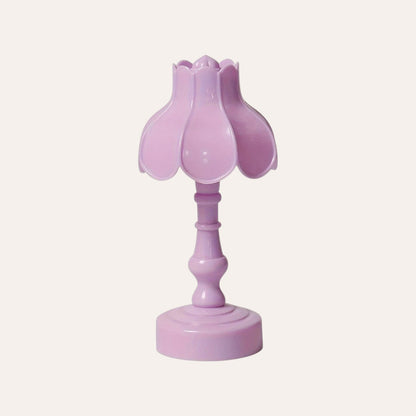 Lampe de table lotus vintage LED veilleuse
