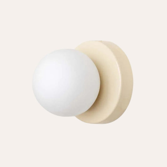 Applique LED Macaron verre coloré