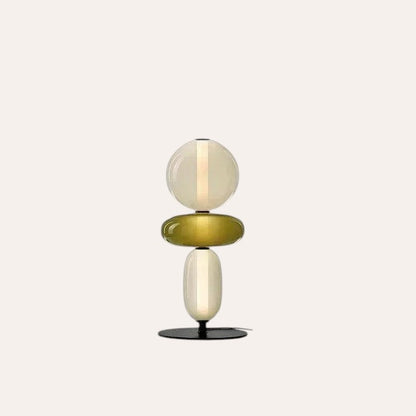 Lampe de table en verre bonbon design italien