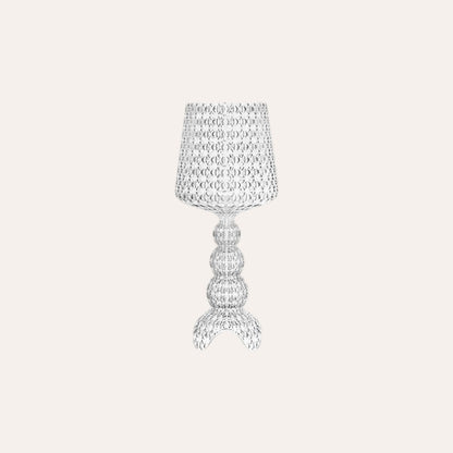 Lampe de table verre de vin acrylique