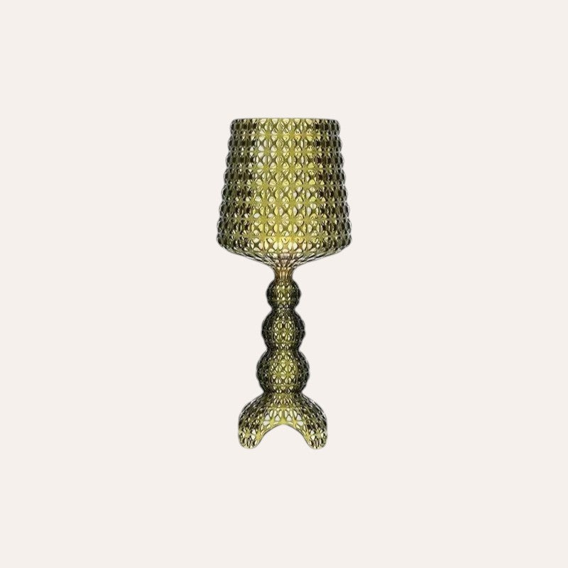 Lampe de table verre de vin acrylique