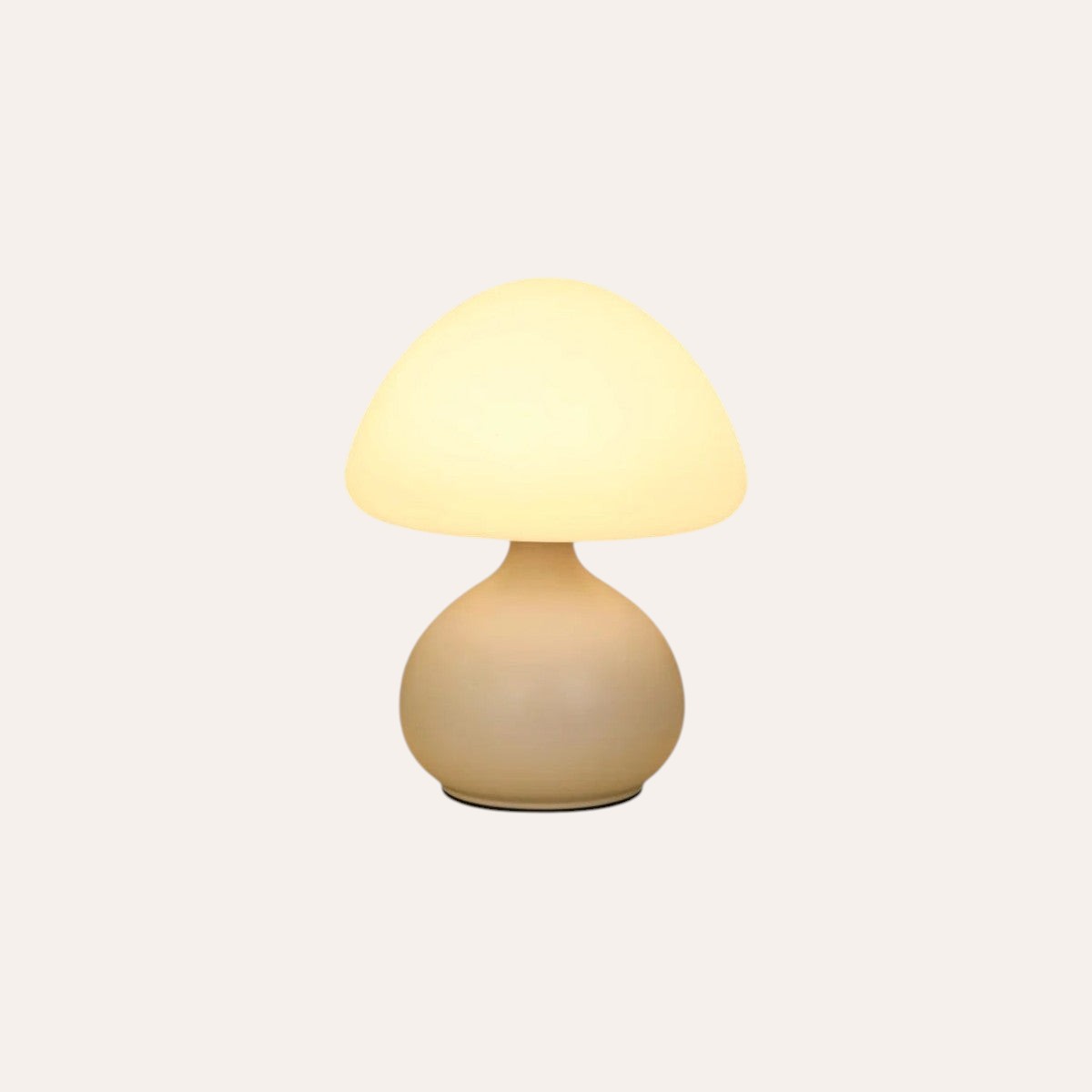 Lampe de table champignon tricolore dimmable LED
