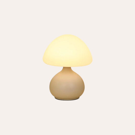 Lampe de table champignon tricolore dimmable LED