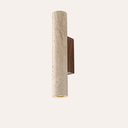 Applique Wabi Sabi travertin jaune LED