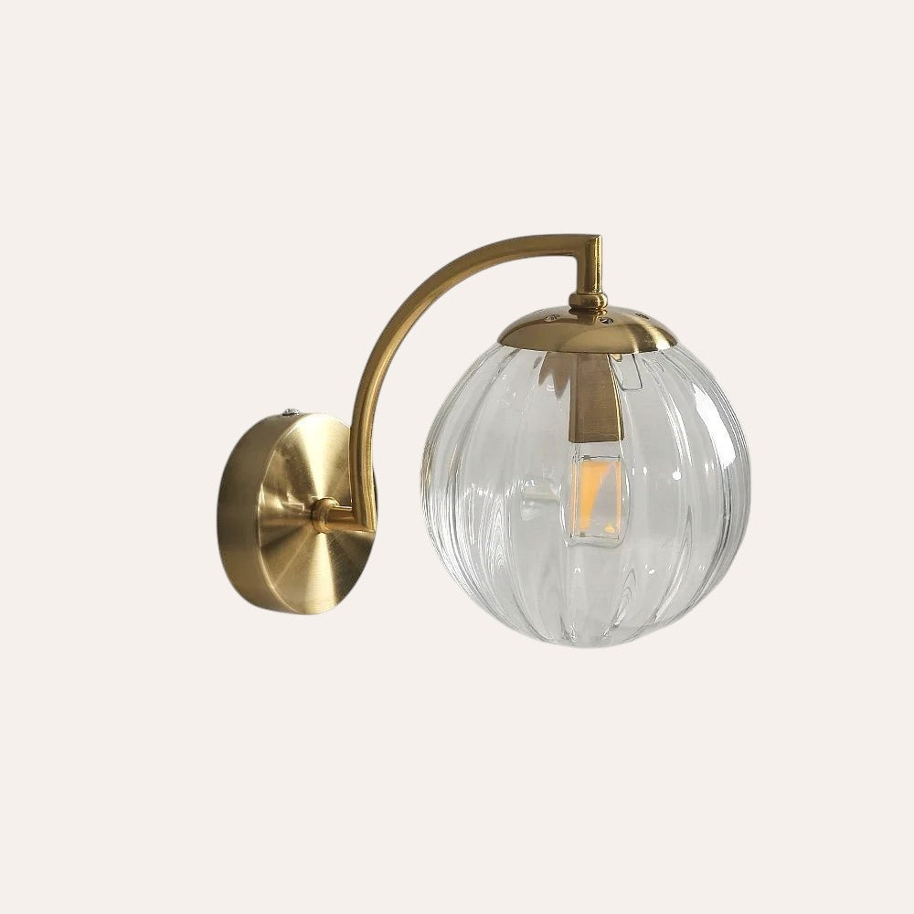 Applique LED verre coloré nordique