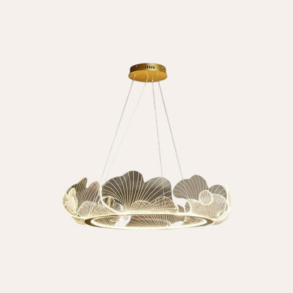 Suspension pétale en acrylique luxe LED