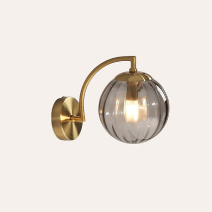 Applique LED verre coloré nordique