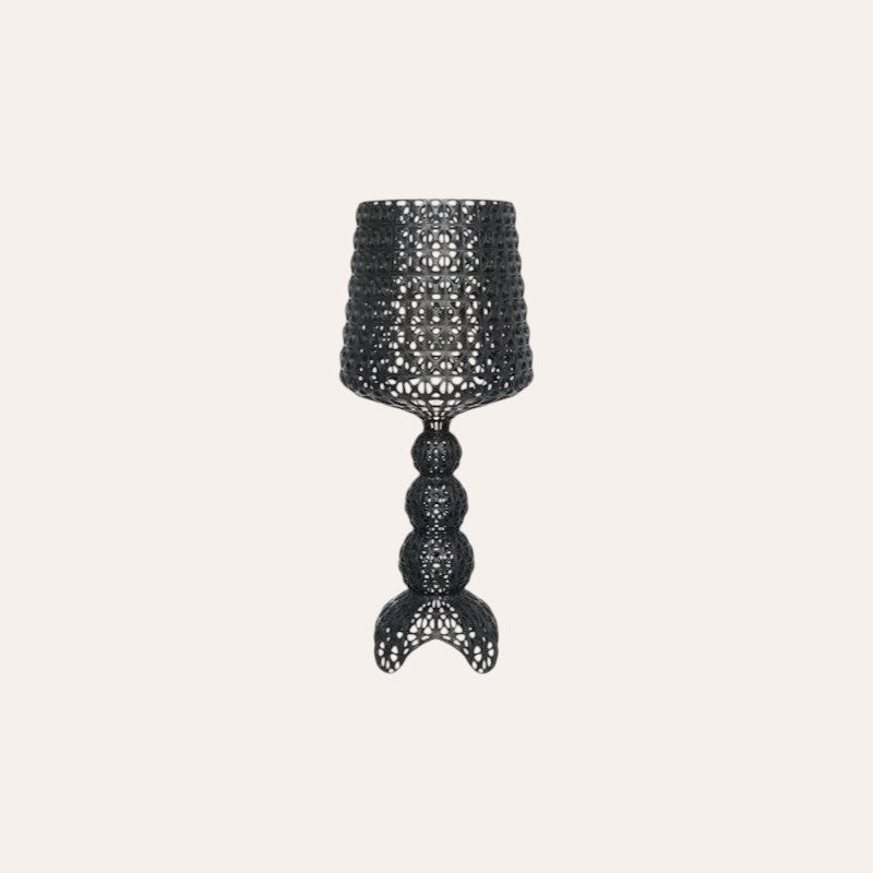 Lampe de table verre de vin acrylique