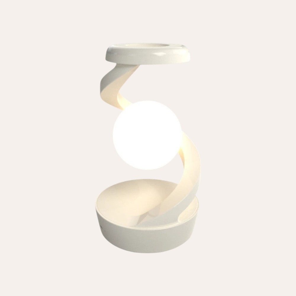 Lampe spirale rotative LED