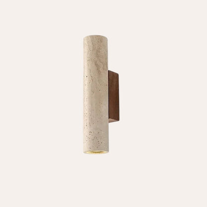 Applique Wabi Sabi travertin jaune LED