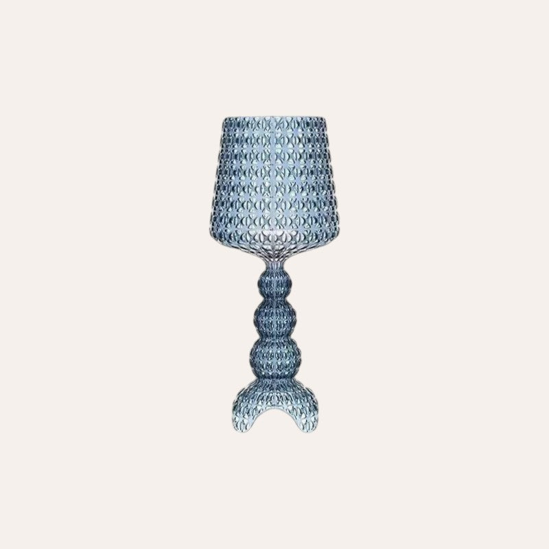 Lampe de table verre de vin acrylique