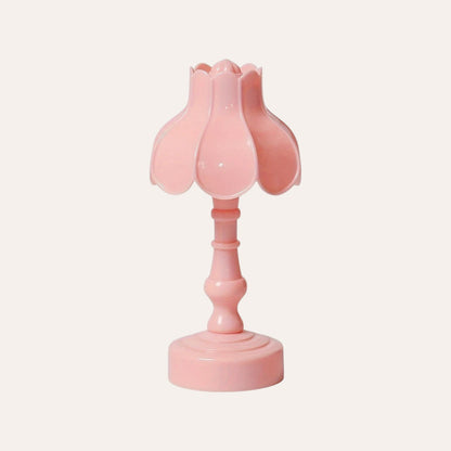 Lampe de table lotus vintage LED veilleuse