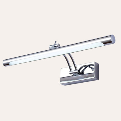 Applique miroir salle de bain goodlampe en métal argenté au design moderne avec éclairage LED intégré