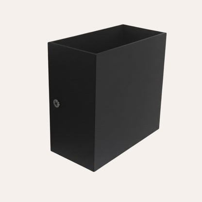 Applique murale LED noire goodlampe en aluminium, design moderne haut et bas, 6W, pour intérieur.
