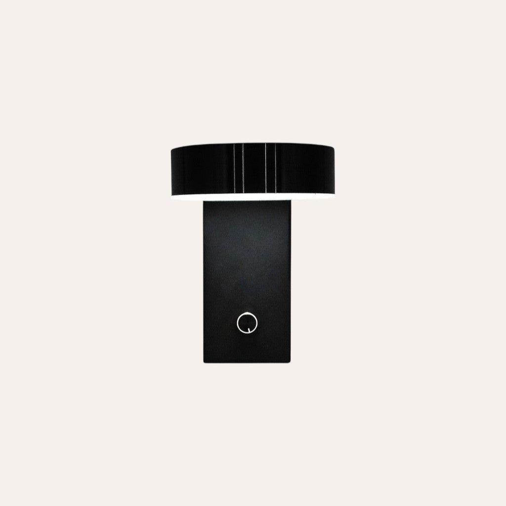 Applique murale LED noire rotative goodlampe en aluminium et fer, style moderne, 5W, éclairage vers le bas.