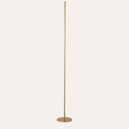 goodlampe Lampadaire LED Bauhaus doré en alliage, design minimaliste, éclairage haut et bas, idéal salon et chambre.