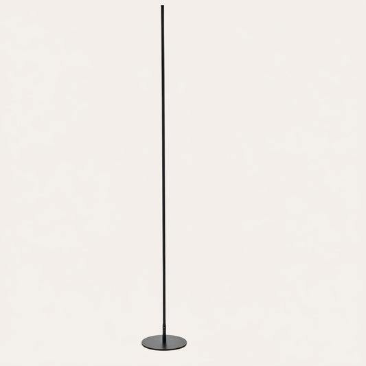 goodlampe lampadaire LED noir style Bauhaus, finitions en fer peint, éclairage haut et bas, 10W