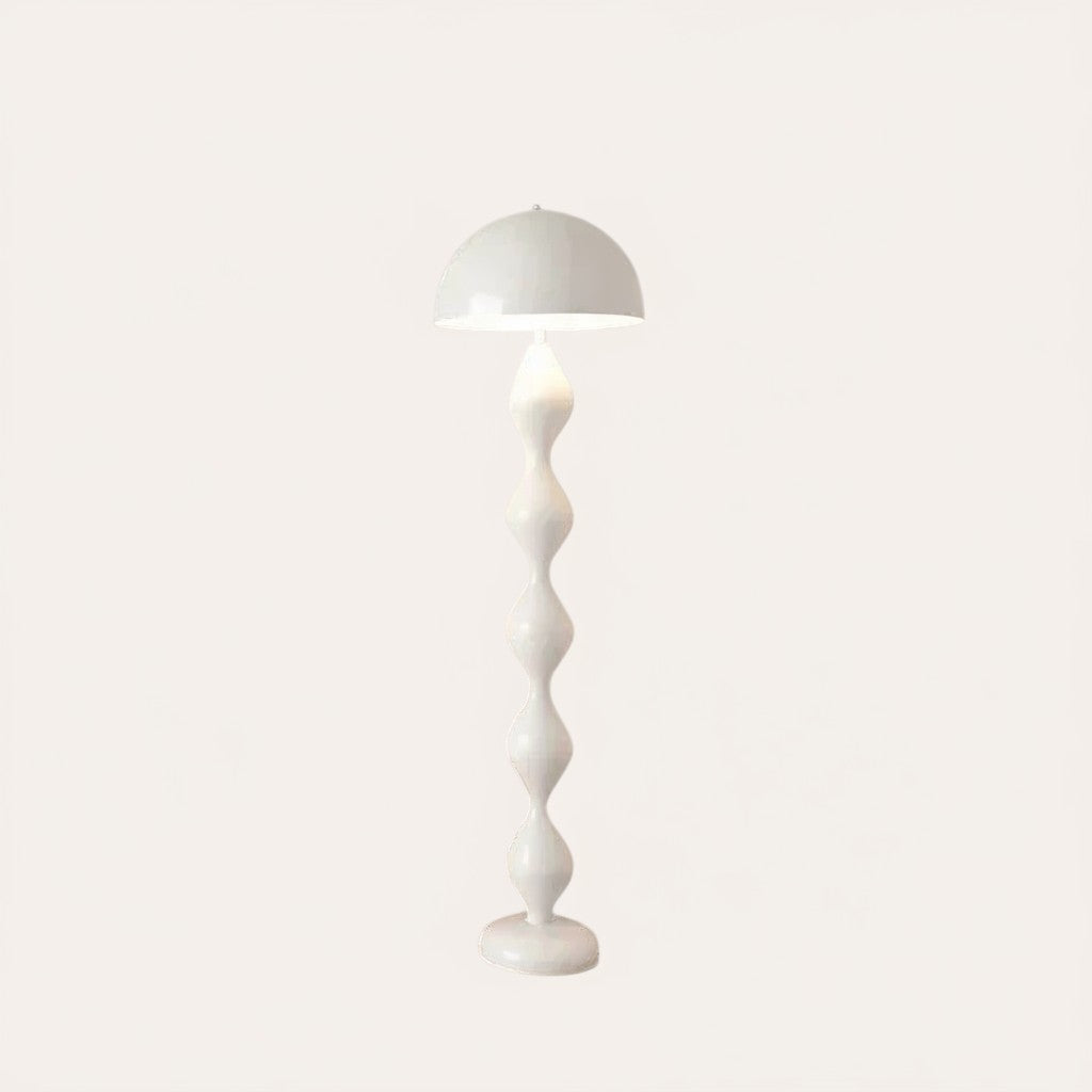 goodlampe lampadaire blanc design champignon en fer et alliage, style nordique moderne pour salon