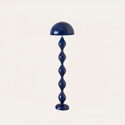 goodlampe lampadaire champignon bleu en fer et alliage, style nordique moderne, éclairage LED vers le bas.