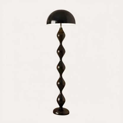 goodlampe lampadaire noir design champignon abat-jour fer, structure alliage, style nordique moderne