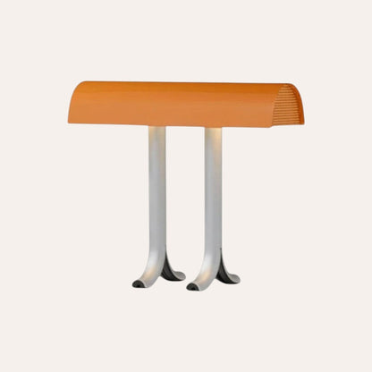 Lampe de table goodlampe orange en fer, style nordique créatif, éclairage LED pour bureau ou chambre.