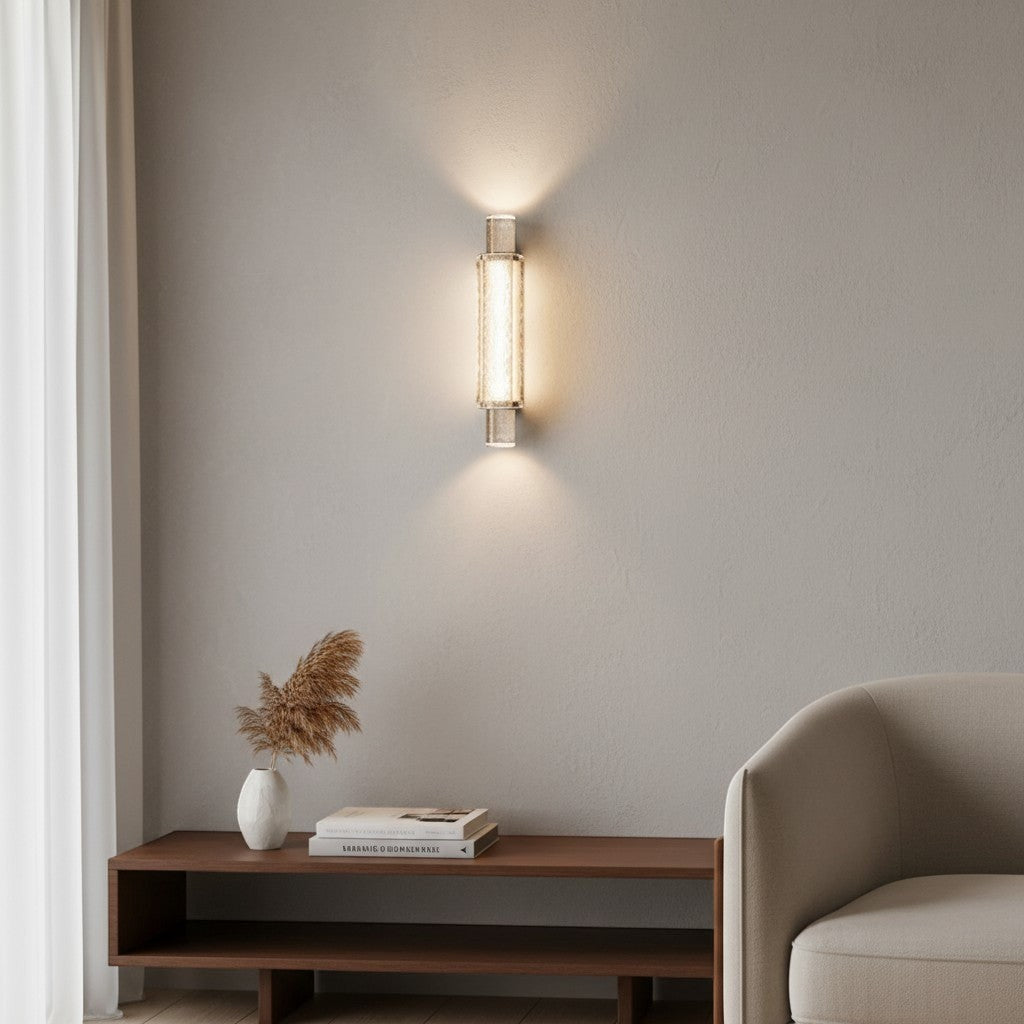 Applique murale LED luxe clip circulaire noir